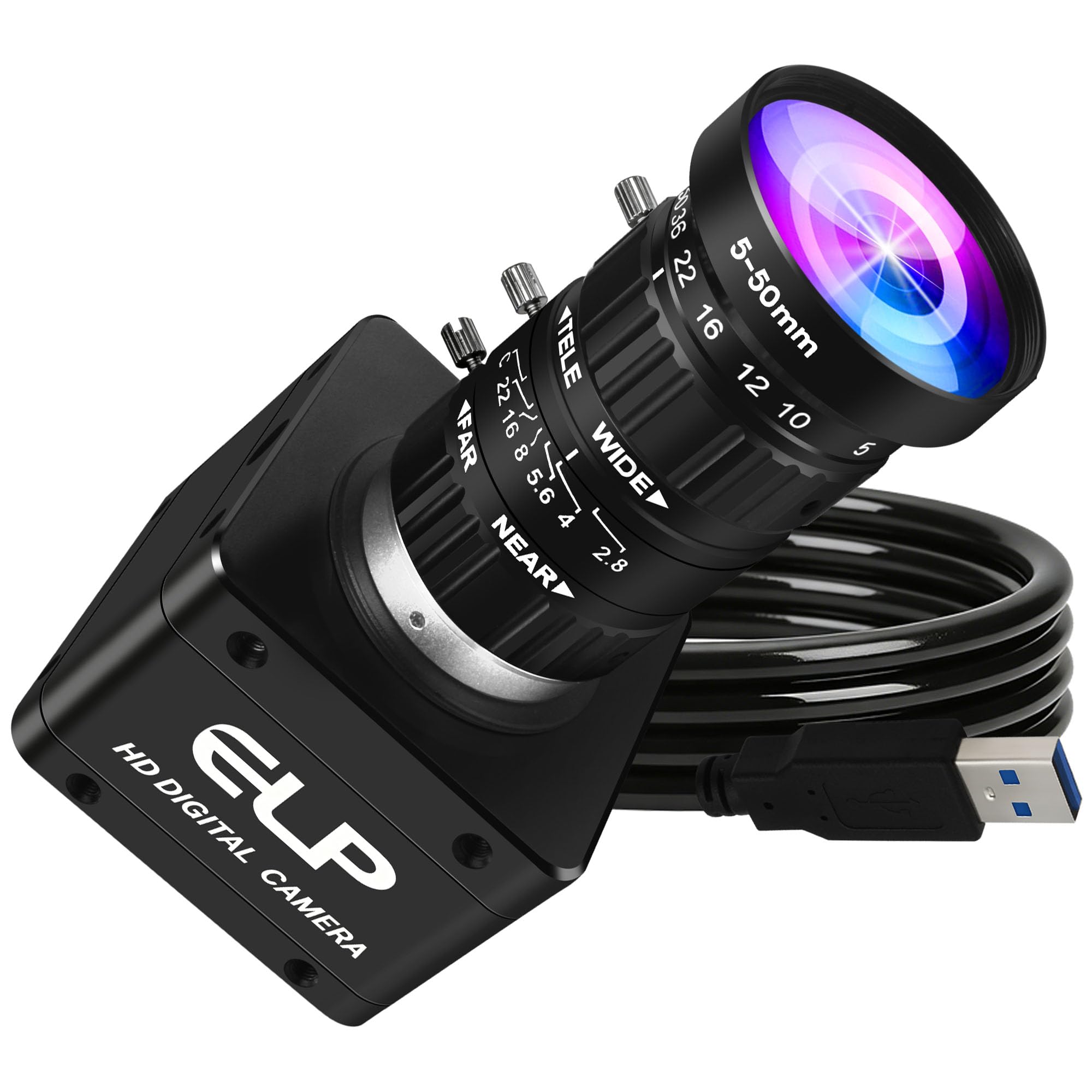 Amazon.co.jp: ELP ウルトラHD 20MP バリフォーカル USB 3.0カメラ