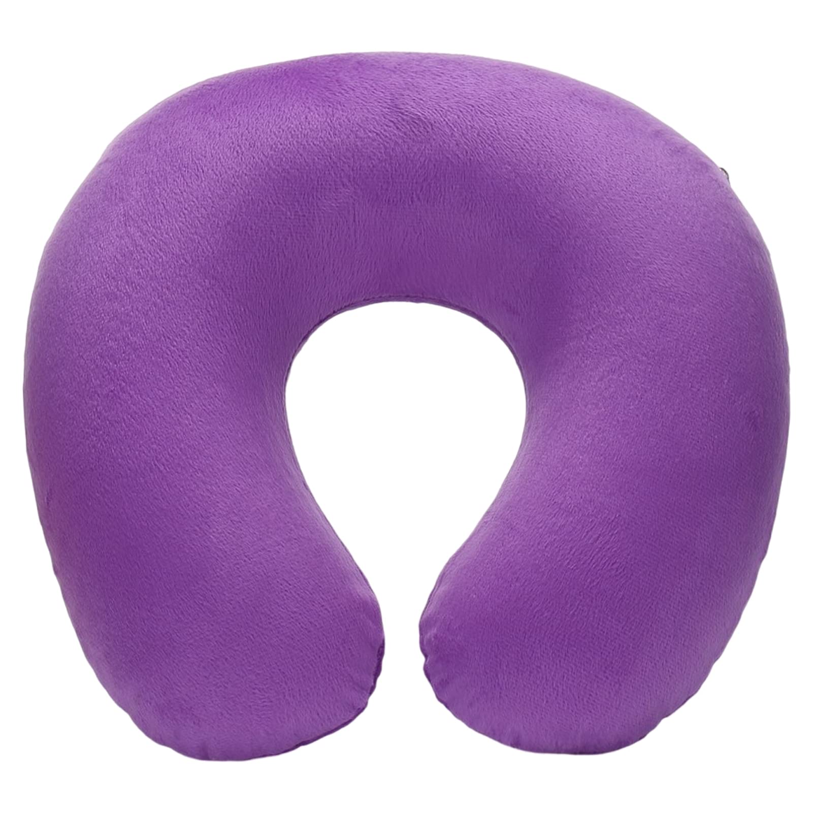 Ulafbwur Light Purple U-Shaped Travel Pillow Support Neck Neck Pillow Cushion U-Shaped Pillow Practical One Size