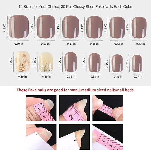 Miniatura 3 de Uñas postizas cortas a presión, 90 uñas postizas cuadradas con diseños de cobertura completa, uñas postizas extraíbles para mujeres, uñas adhesivas