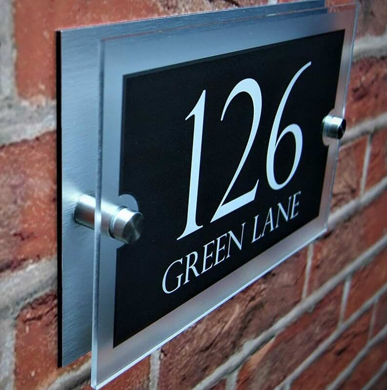 House Numbers Amazon.co.uk