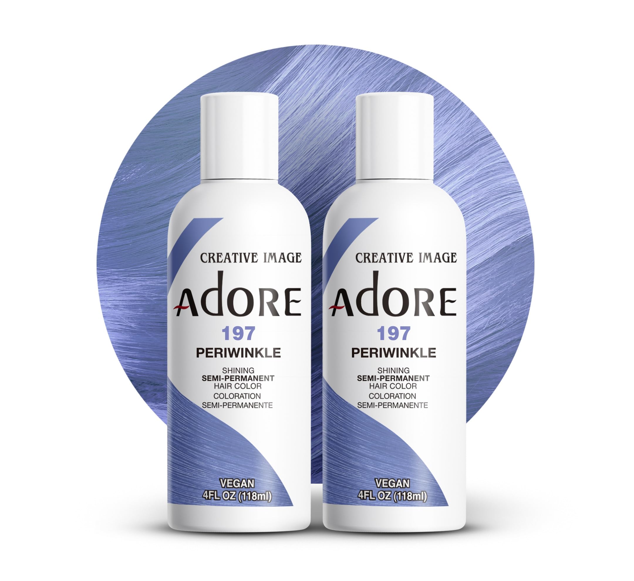 Amazon.com : Adore Semi Permanent Hair Color (197 Periwinkle) (2