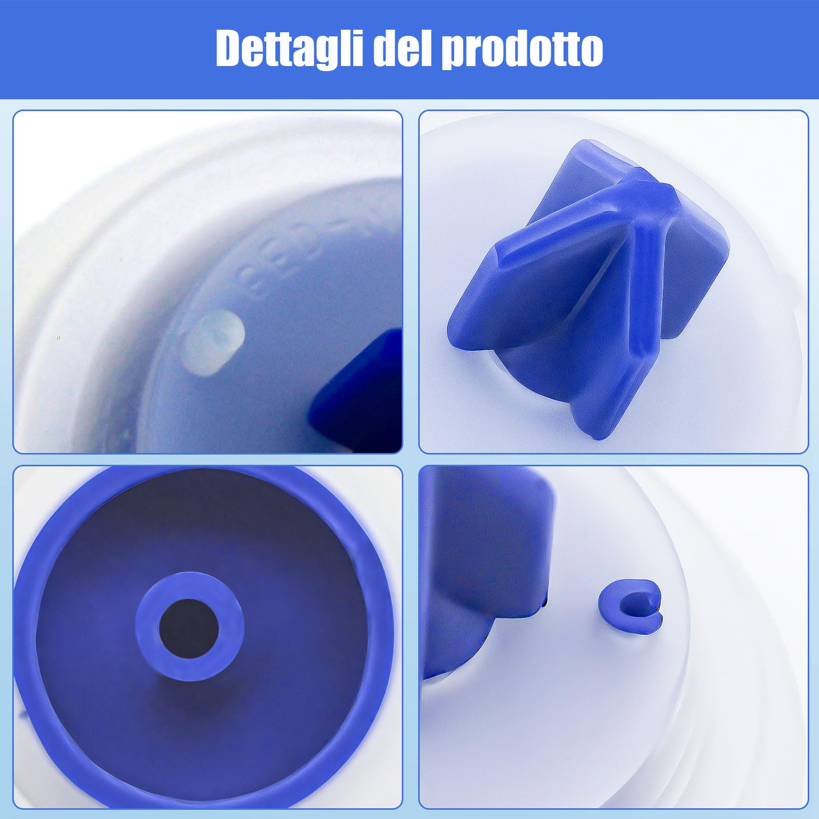 Mendorio Membrana di Sigillo della Valvola di Riempimento per WC, Compatibile con Geberit Impuls 380 o 360, Include 2 Membrana di Ricambio.