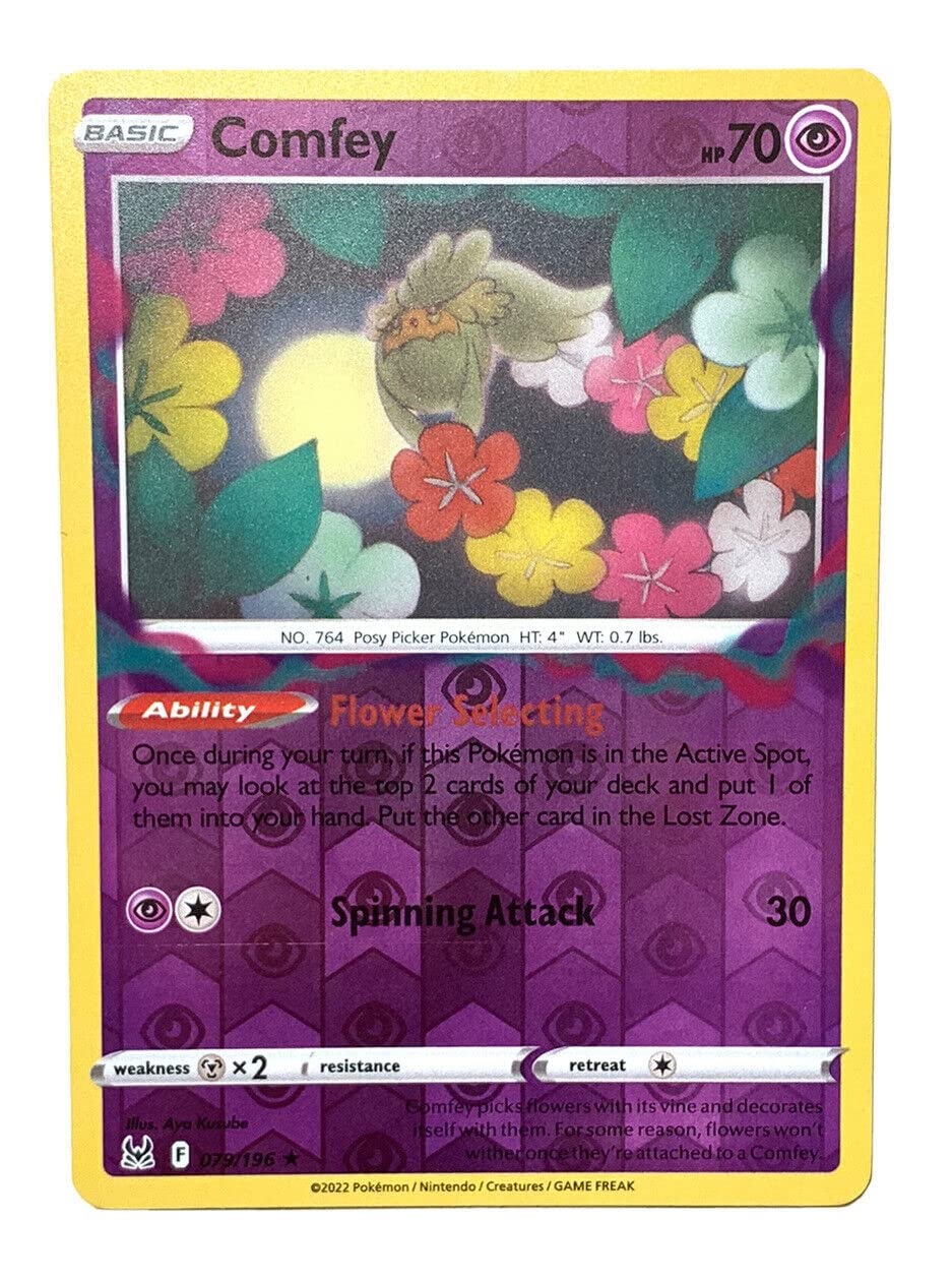 Pokemon - Comfey 079/196 - Reverse Holo Card