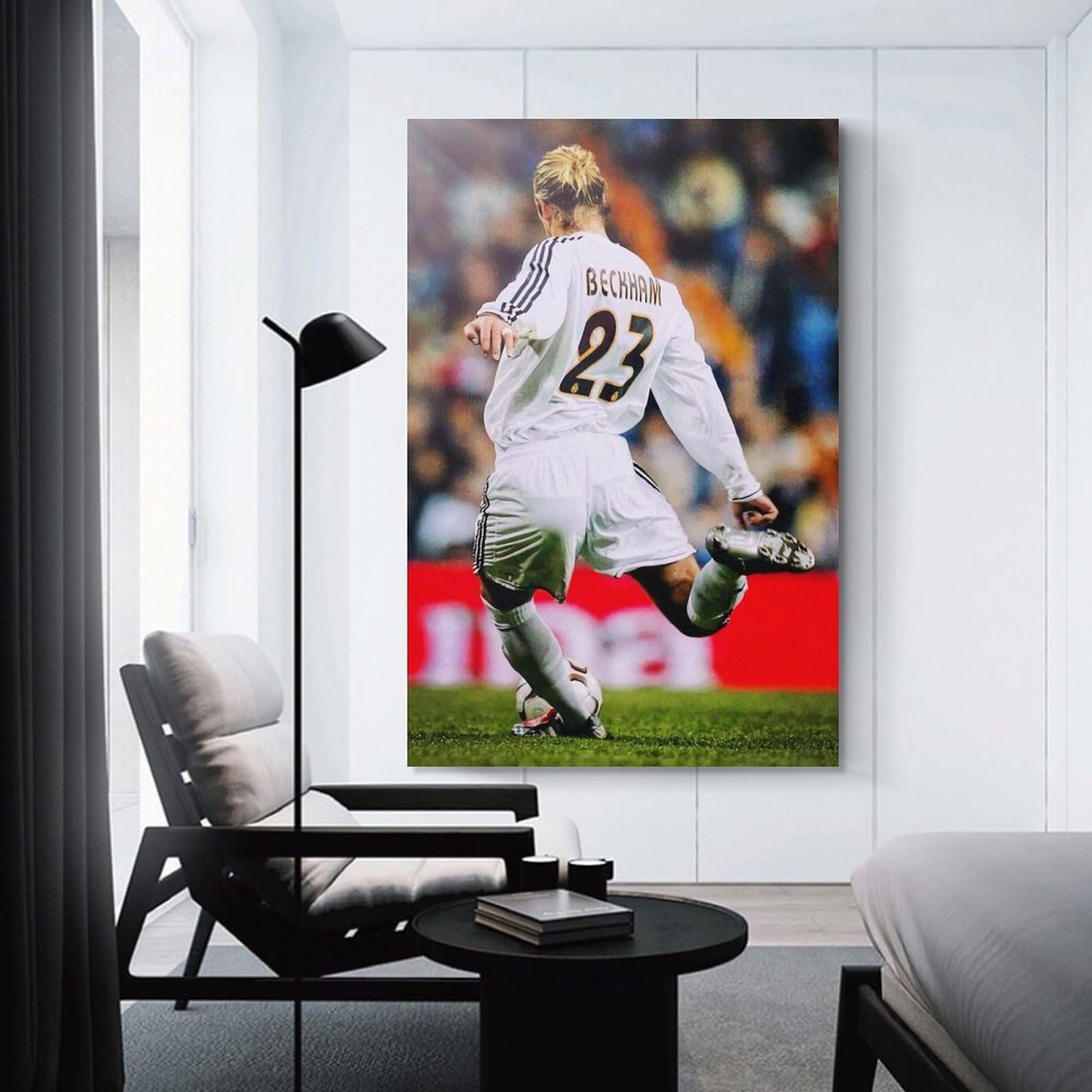 Amazon.co.jp: サッカースターデビッドベッカムポスター (13) 絵画
