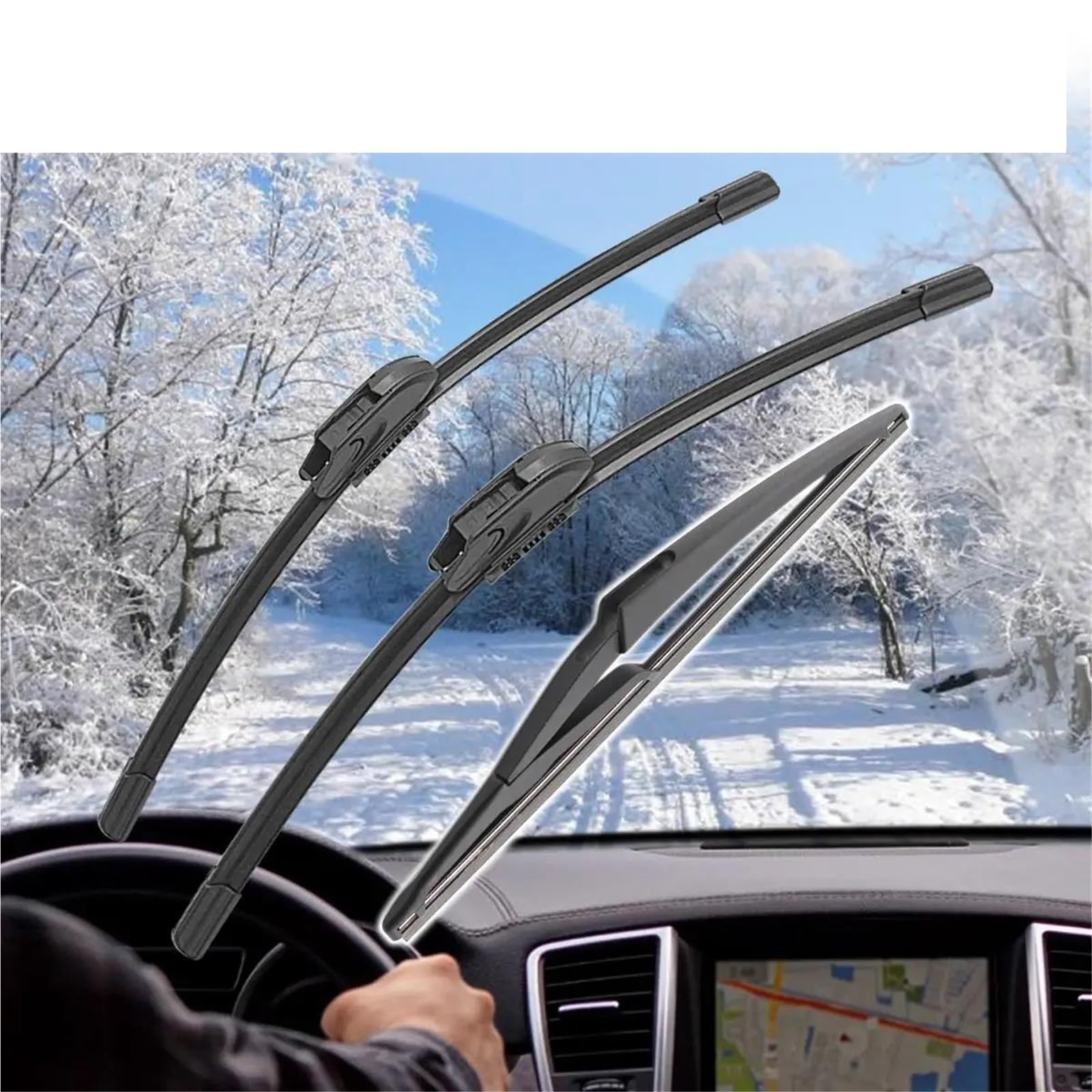Escobillas Limpiaparabrisas Delanteras Y Traseras Para Nissan Para Qashqai J11 2013 2014 2015 2016 2017 2018 2019 2020 Limpiaparabrisas