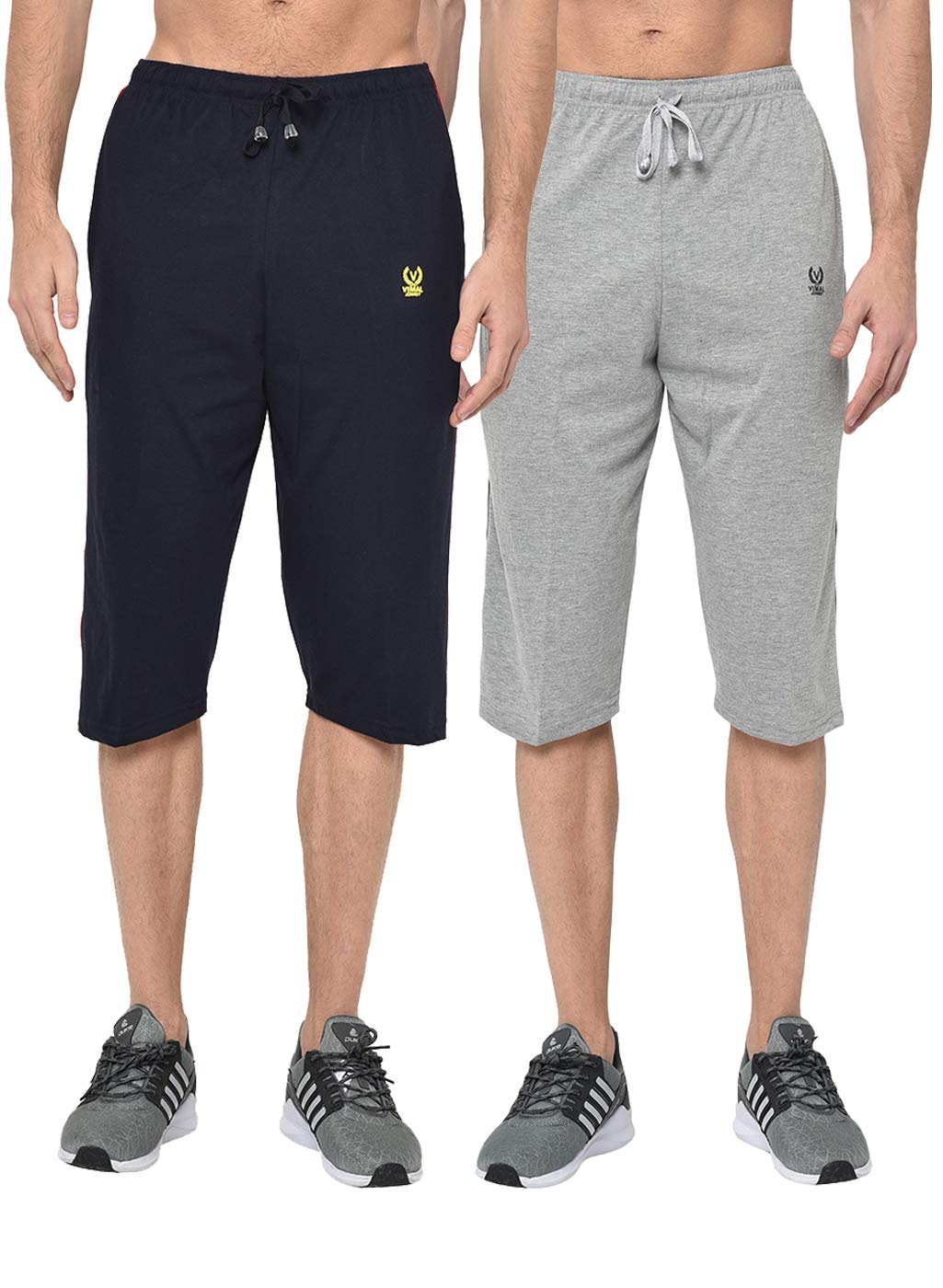 Cotton Blended Capri for Men (Pack of 2)-C1M_C1N_02-P-image-21