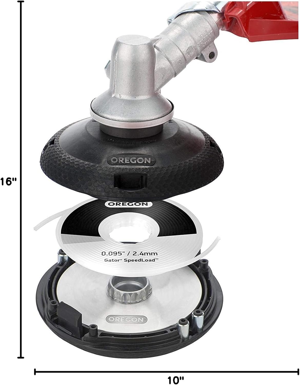 Oregon Gator SpeedLoad Head & Line System for Heavy Duty Gas Trimmers fits Echo, Husqvarna, Stihl & others