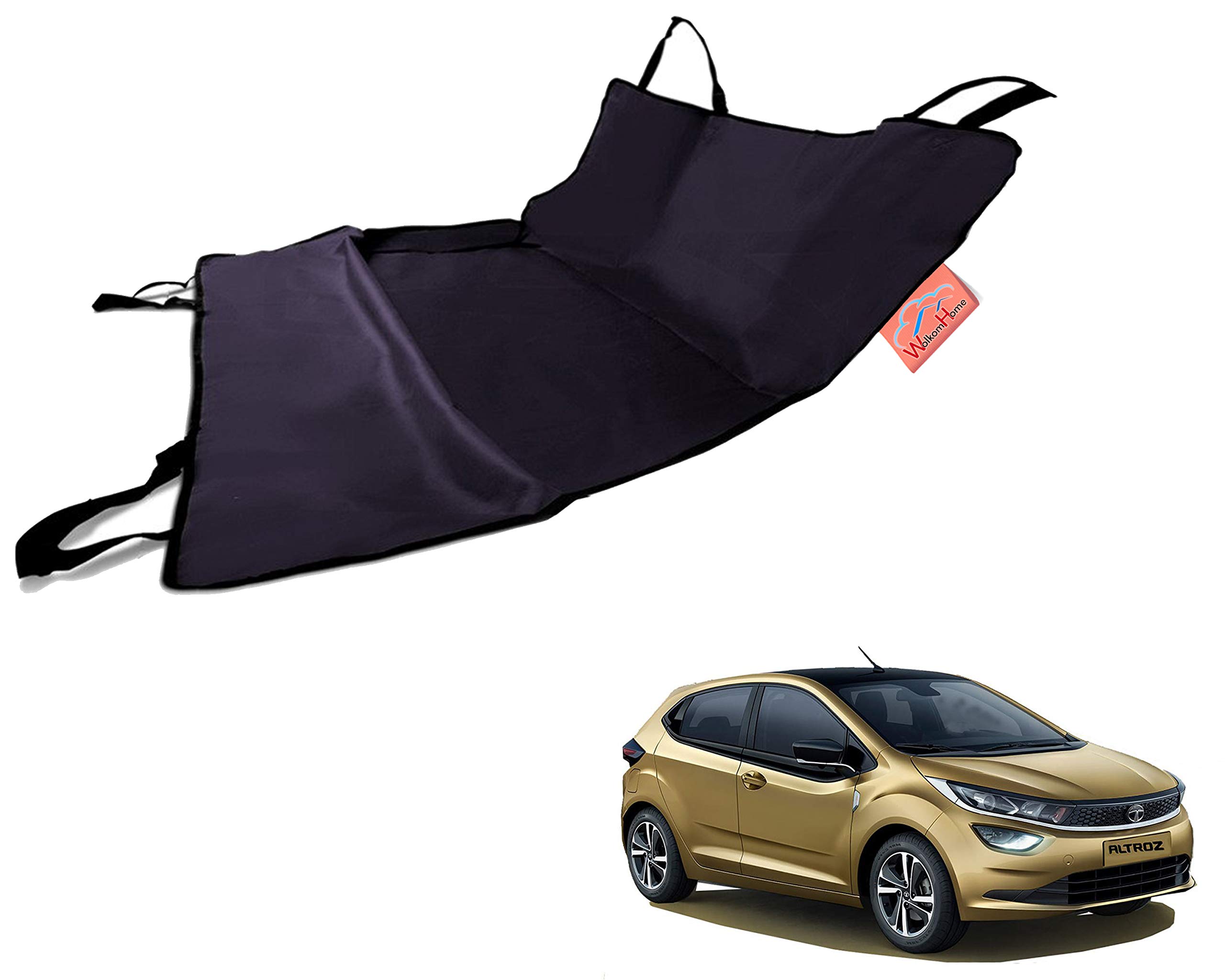 WolkomHome 100% Waterproof Car Pet Rear Seat Cover Dog Hammock Make Black Red for tata-altroz (B0865LQDRR) Amazon Price History, Amazon Price Tracker
