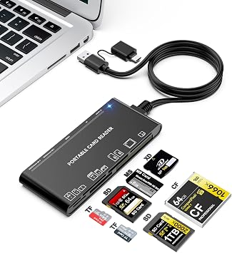 SD CF Micro SD XD MS 7-in-1