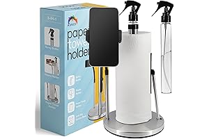 3 in 1 Paper Towel Holder with Spray Bottle