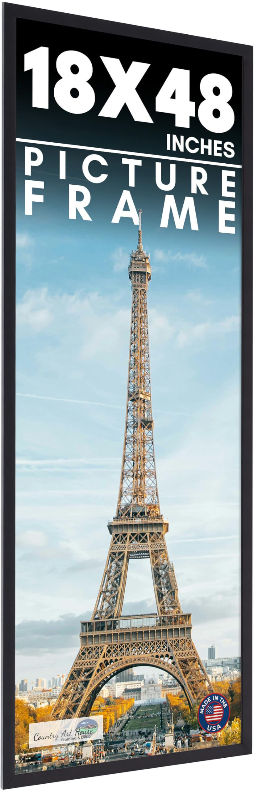 Amazon.com - 18x48 Frame Black Picture Frame - Complete Modern
