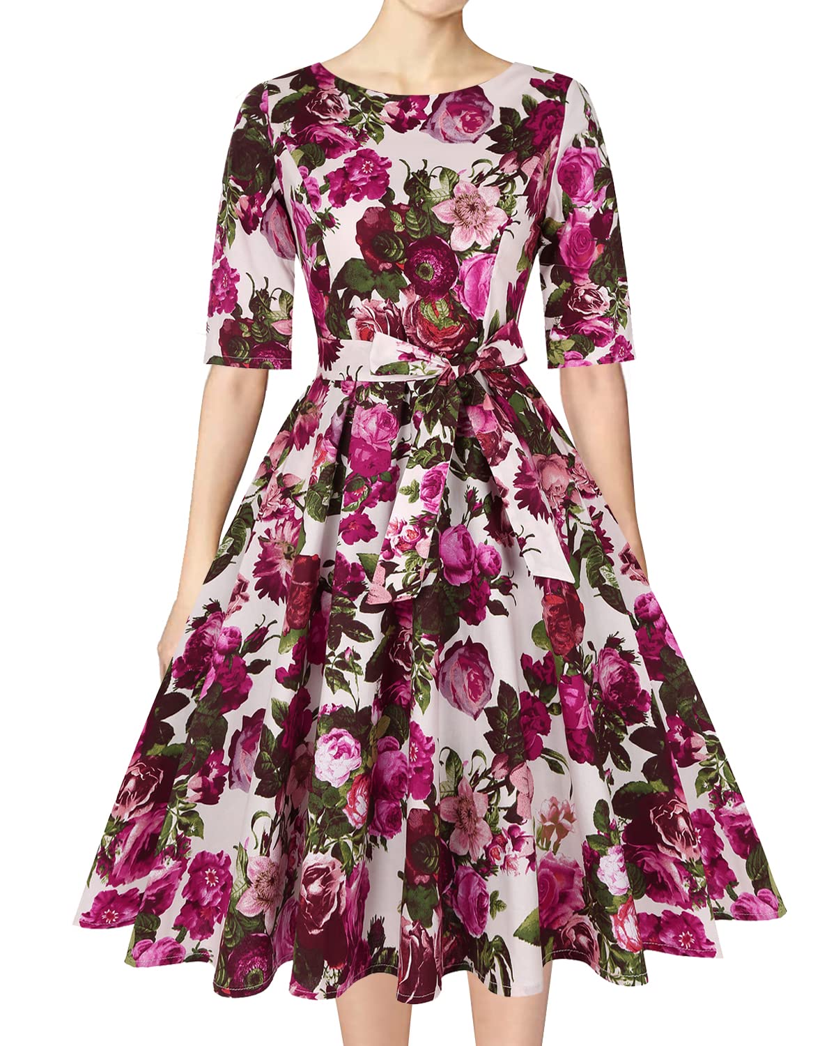 MINTLIMIT Women's 1950 Vintage Retro Swing Dress