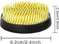 Vista 2 de Flower Frog - Soporte de acero inoxidable para arreglos florales (2.4 pulgadas)