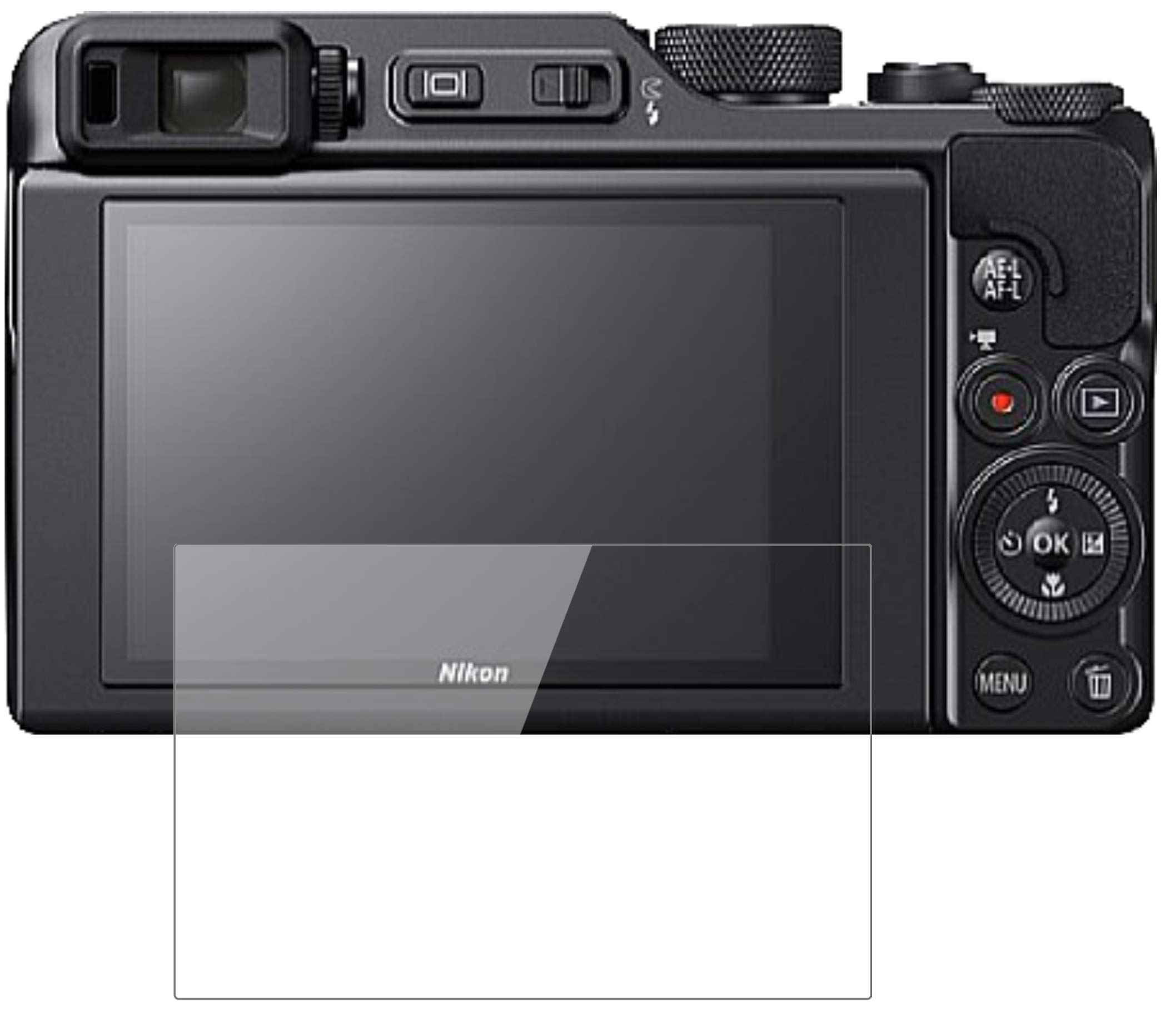 Pellicola Protettiva per Nikon D810A Protezione Vetro Flessibile 9H dipos