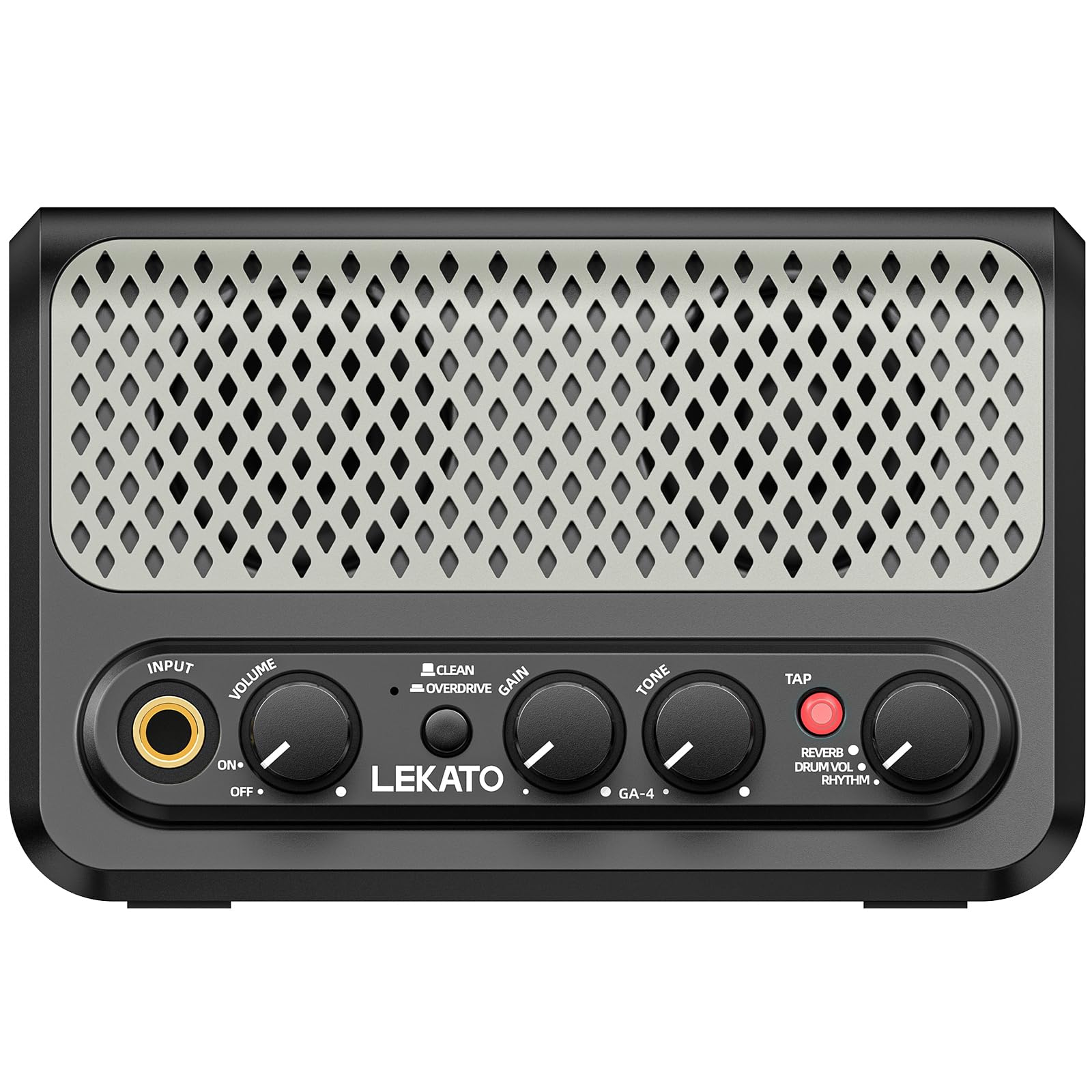 LEKATO Mini amplificatore per chitarra elettrica 10W con Bluetooth Clean Overdrive Reverb