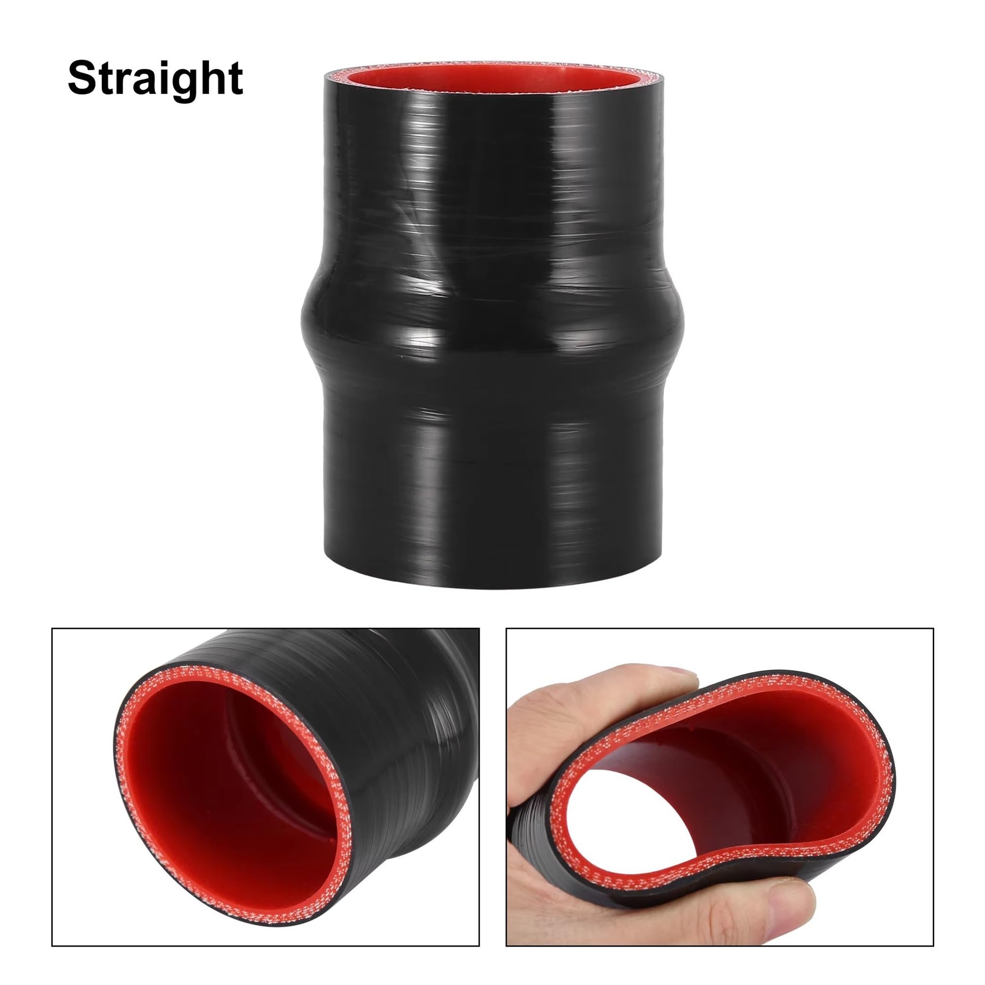 Entrada Aire Coche Manguera Reductora Silicona Recta 51 Mm/63 Mm/76 Mm/89 Mm/102 Mm Diámetro Interior Acoplador Manguera Silicona Tubo Intercooler 102 Mm Longitud(89mm)