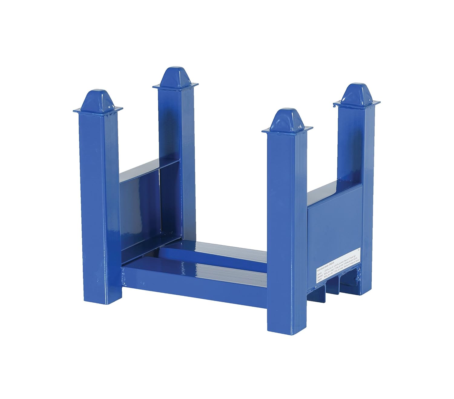 Vestil CRAD-25 Steel Stackable Bar Cradle 16 In. 2500 Lb. Capacity Blue