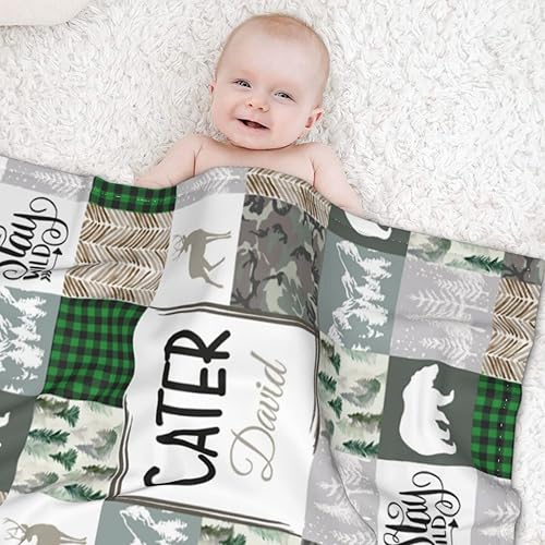 Miniatura 3 de Mantas de bebé personalizadas para niños y niñas, regalos personalizados para bebés, mantas de bebé personalizadas para niñas y niños, artículos