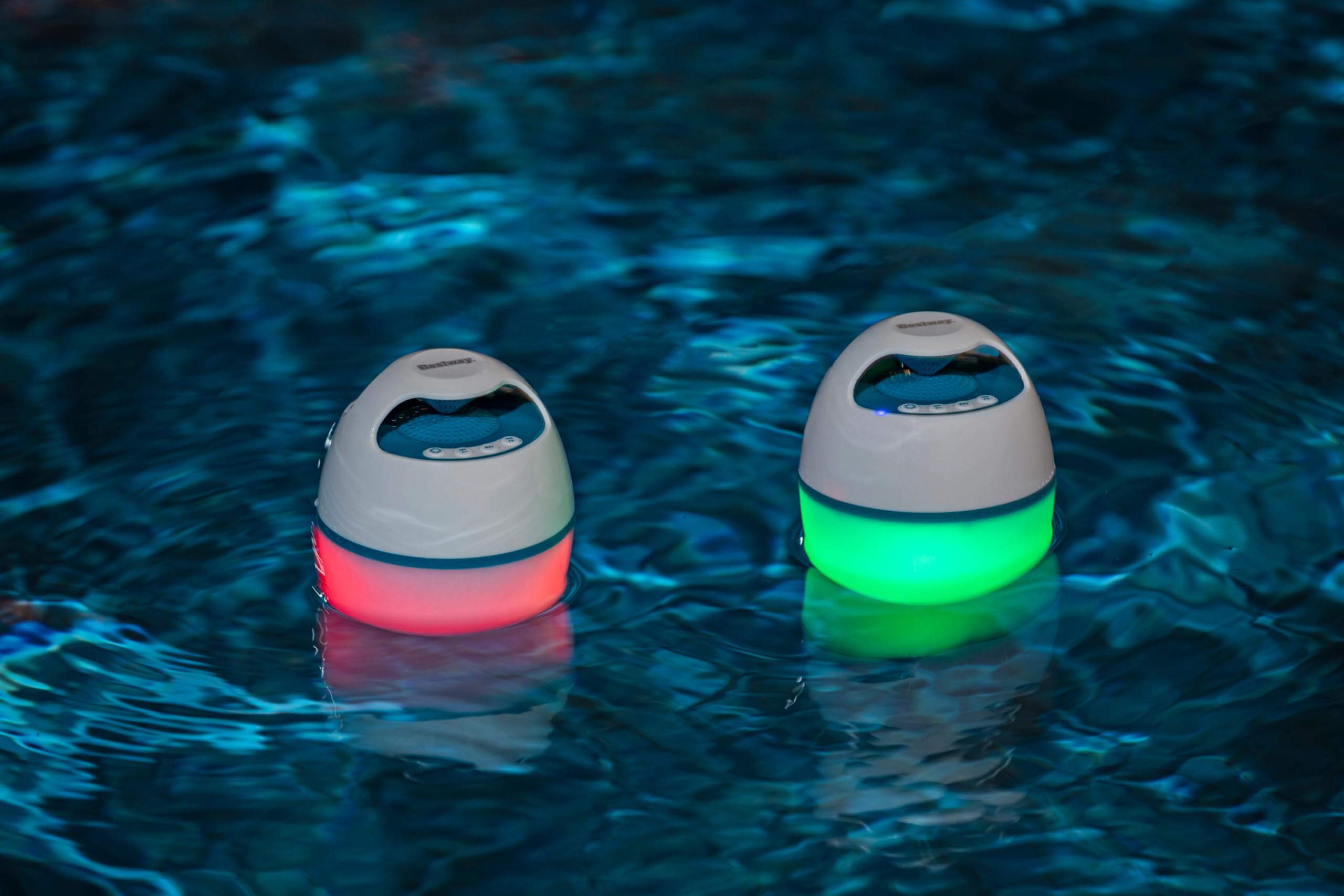 Bestway 58700-6 Cassa Bluetooth galleggiante con LED