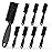 8 Pcs Barber Clipper Brush Blade Trimmer Cleaning Brush Set Duster Manicure Nylon Brush Hair Styling Tool (Black)