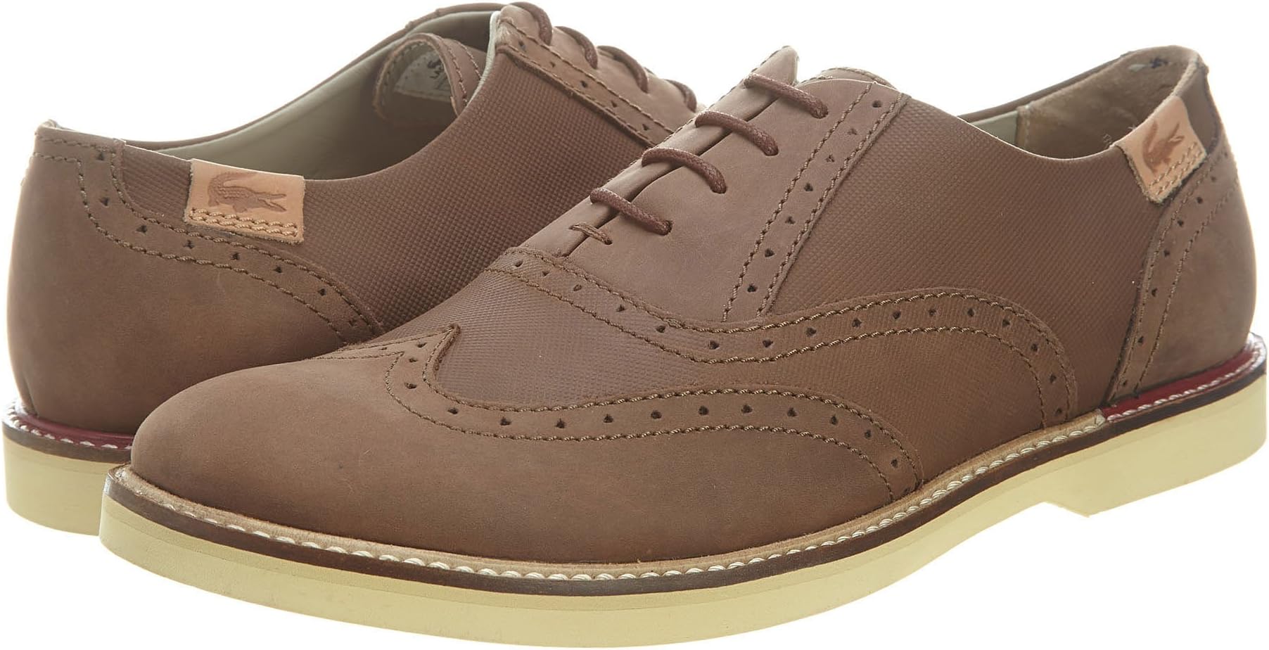 Lacoste Men's Sherbrooke Brogue 2 Brown Oxford 11 D