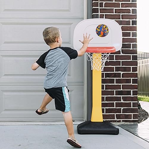Miniatura 4 de Baloncesto para niños, tamaño 3 (22 pulgadas), mini baloncesto para niños y niñas, juegos de jugar en interiores y exteriores, parque, piscina o