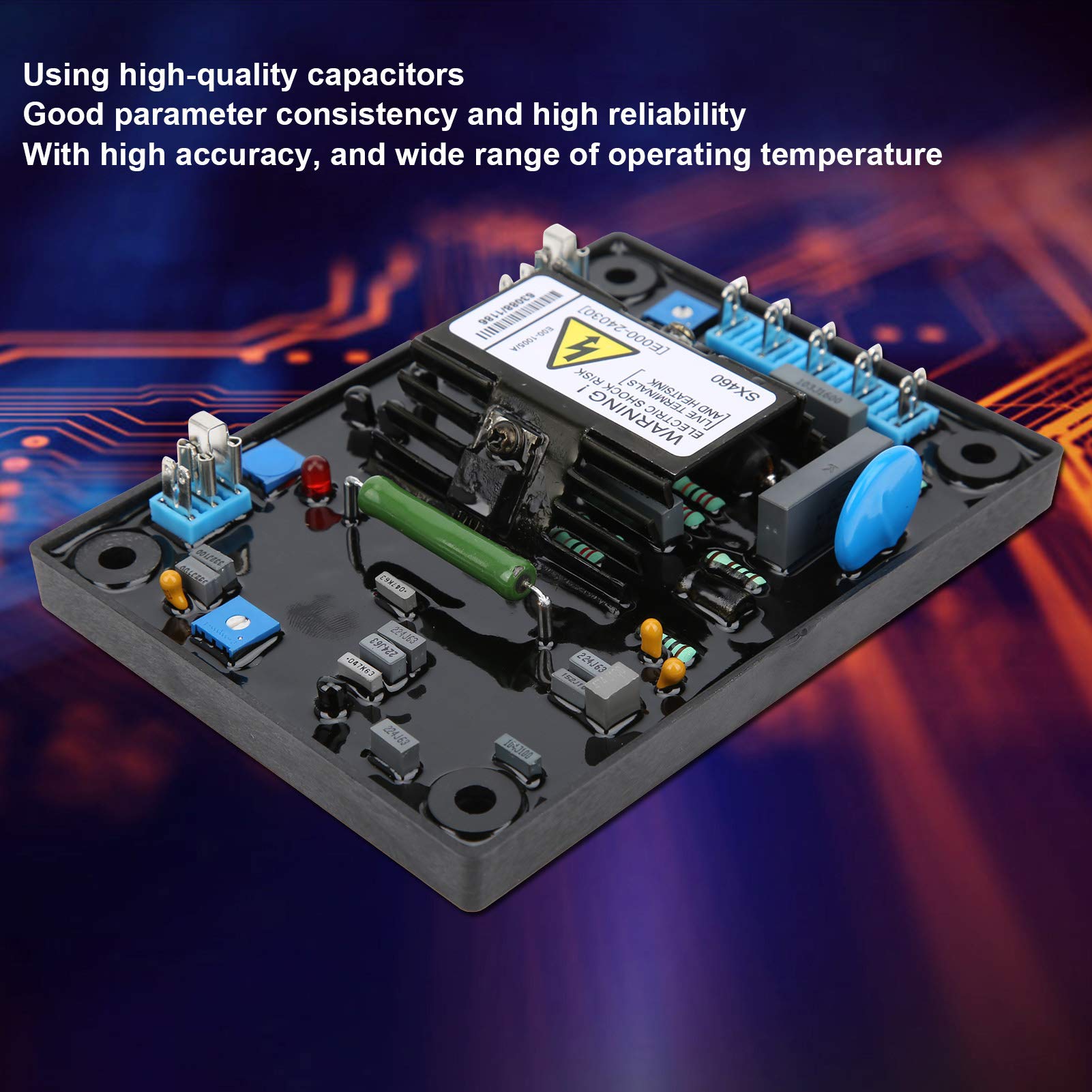 Scheda di tensione del generatore SX460 Scheda di regolazione della tensione di eccitazione Regolatore di controllo stabilizzatore automatico Genset 50~60Hz