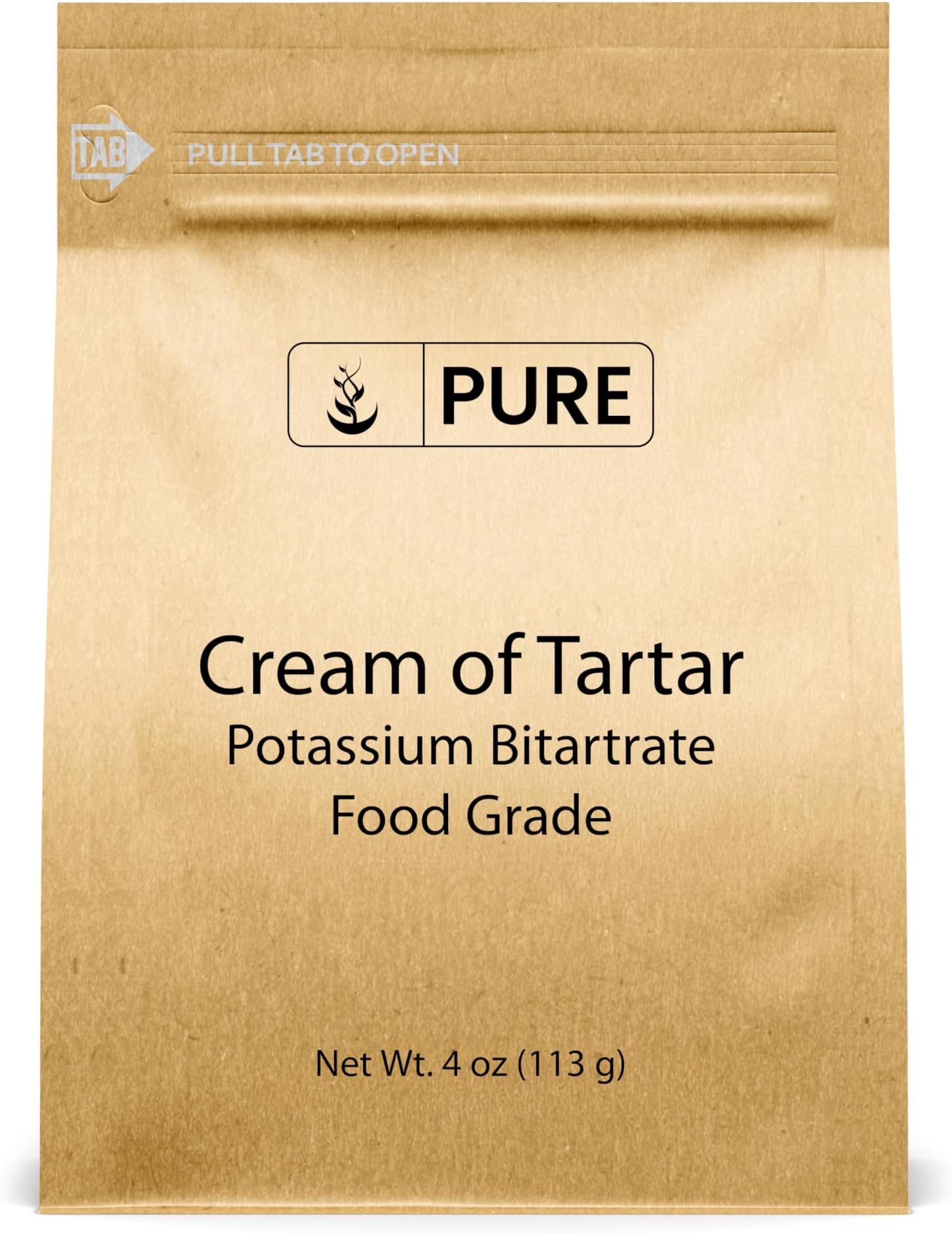 Pure Original Ingredients Cream of Tartar (4 oz) Pure & Natural, Baking & Cleaning, DIY Bath Bombs & More, Eco-Friendly Packaging