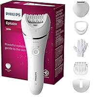 Philips Epilator Series 8000, dispositivo di epilazione Wet & Dry cordless per gambe