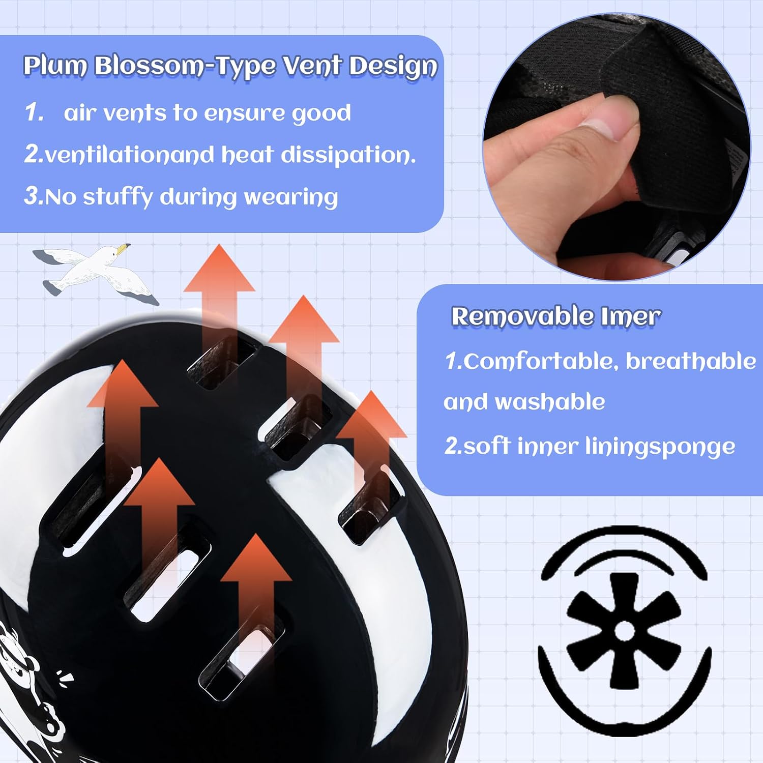 Adjustable Kids Bike Helmet for Girls Boys, Toddlers, Teenagers, Protective Helmet for Skateboarding Cycling Bicycle Scooters Roller Skates Inline Skates Biking