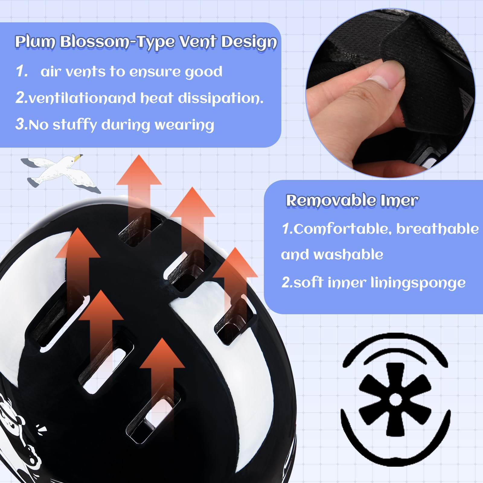 Casco da bicicletta regolabile per bambina bambino ragazze, Casco bici scooter bambino, Casco bambini per monopattino per skateboard bicicletta monopattino pattini in linea e ciclismo