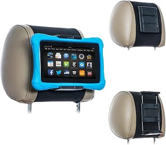 TFY Car Mount, Universal Car Headrest Mount Holder for Kindle, 7 10 Inch Fire Tablets