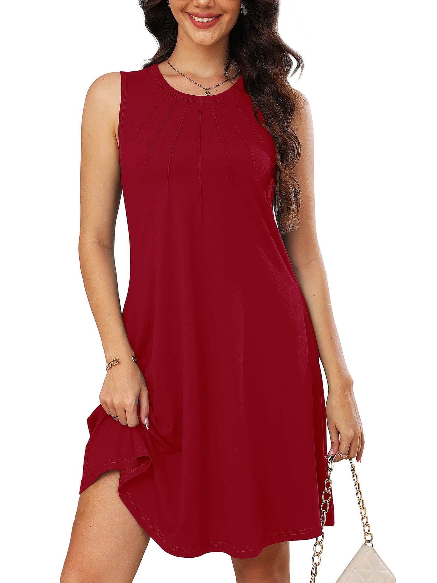 Heymoments Sleeveless Summer Dress for Women