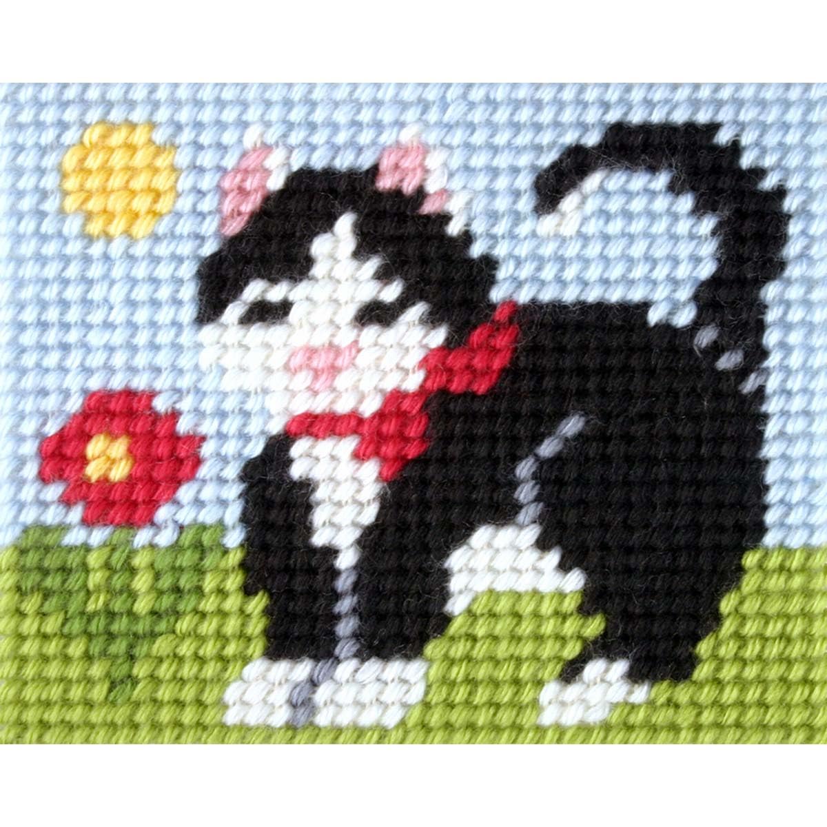 Orchidea ORC.9710 | Zweigart Canvas Kitten Beginners Tapestry Mini-Kit 17x20½cm