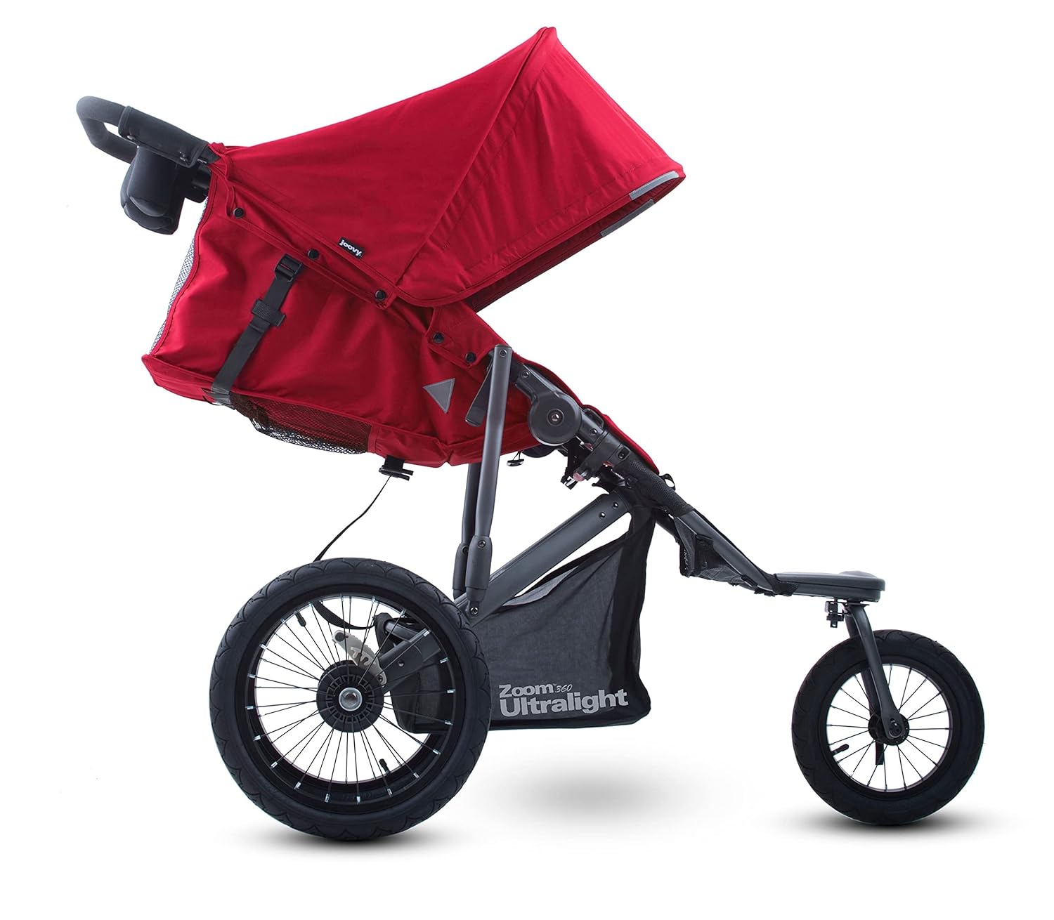 Joovy Zoom 360 Ultralight Jogging Stroller, Large Canopy, Lightweight Jogger, Extra Large Air Filled Tires, Black : Everything Else