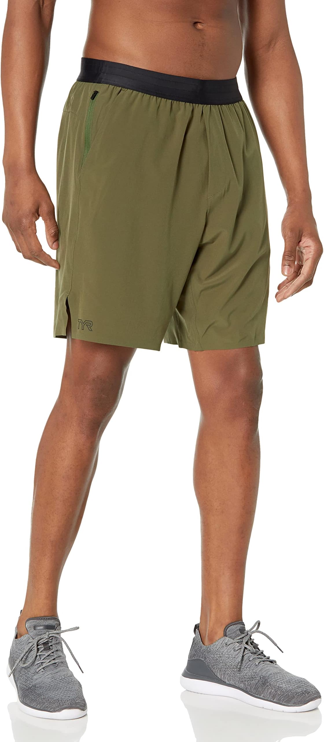 TYR mens Athletic Performance Workout Lined Short 9" Shorts