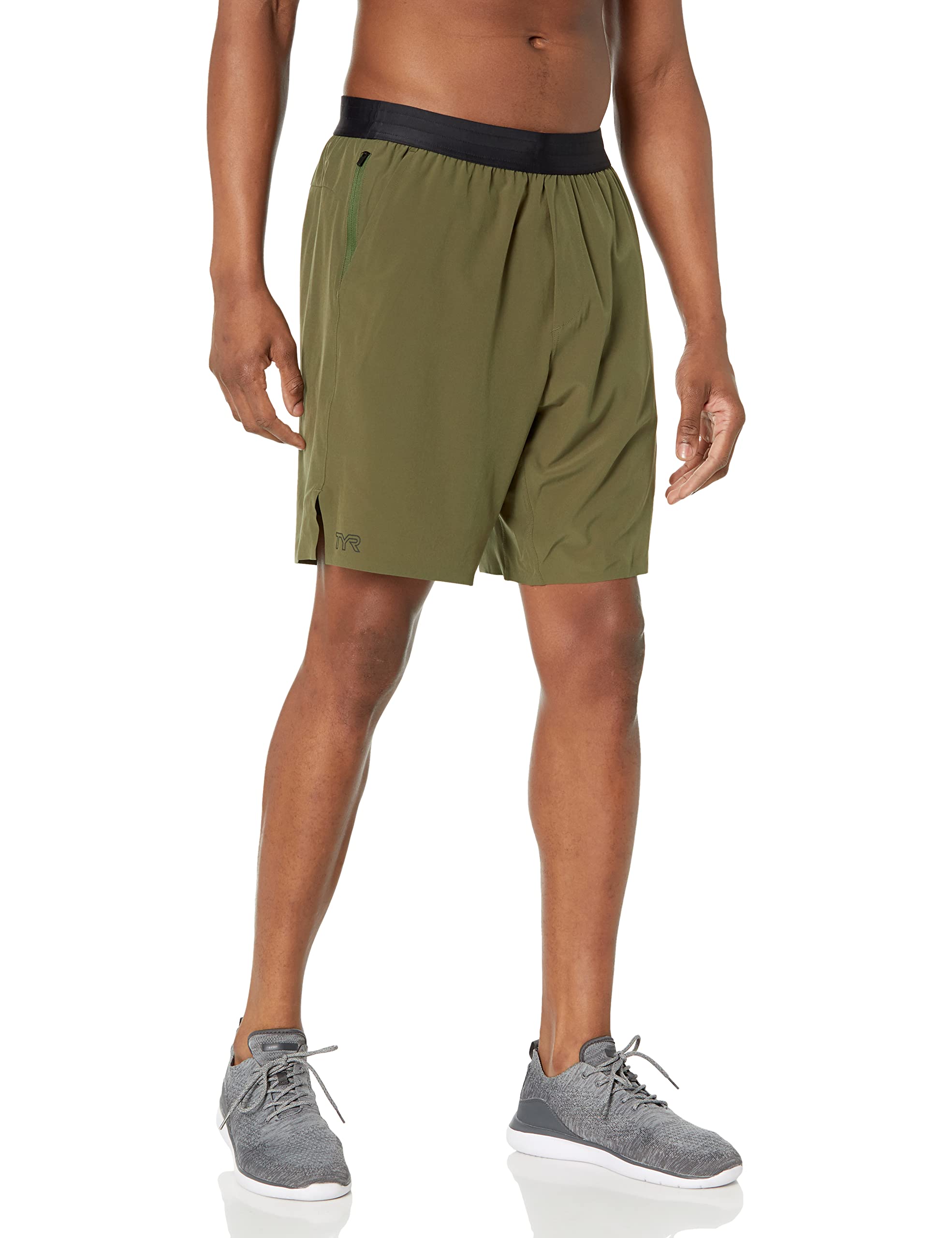 TYR mens Athletic Performance Workout Lined Short 9" Shorts