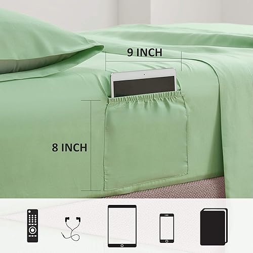 Miniatura 7 de Comfort Spaces - Acogedor edredón con diseño moderno e informal, con juego completo de sábanas y con bolsillo lateral, cubierta para todas las