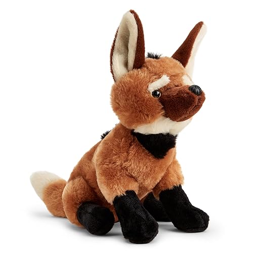 Zappi Co Rover the Red Maned Wolf Plush Toy Maned Wolf (22cm) Foxlike Chum - Soft, Cuddly, 100% Recycled - Unique Canine Companion - Red Maned Wolf