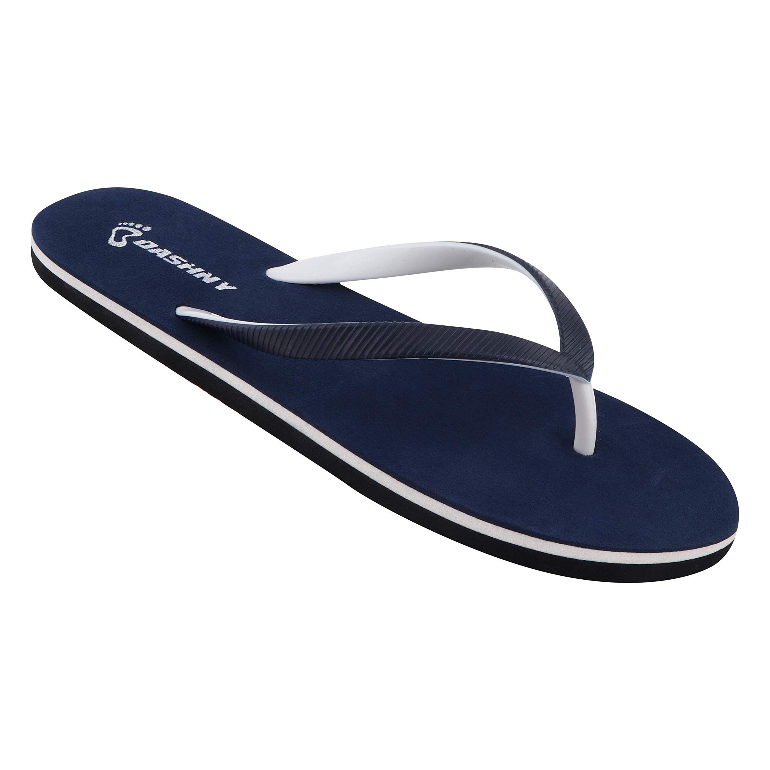 Dashny Navy-238 Stylish Comfortable Indoor/Outdoor Slippers & flip Flops for Women_7 (B08B5WG49Z) Amazon Price History, Amazon Price Tracker