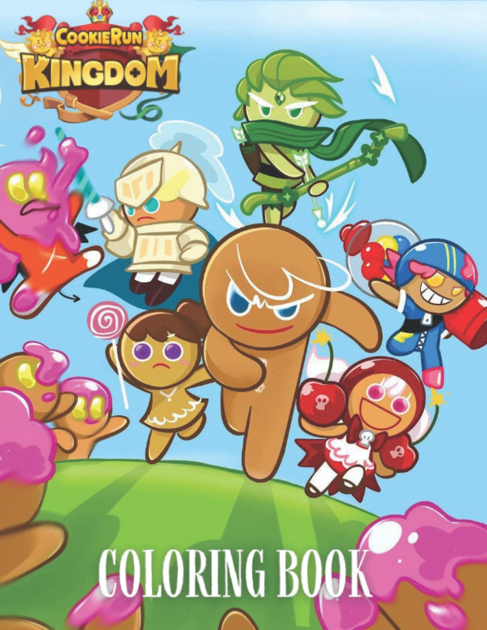 Cookie Run Kingdom Coloring Book: Amazing Illustrations For Kids Children, Teen, Adults To Color And Stimulate Creativity, Great Gift For All Cookie Run Kingdom Lovers