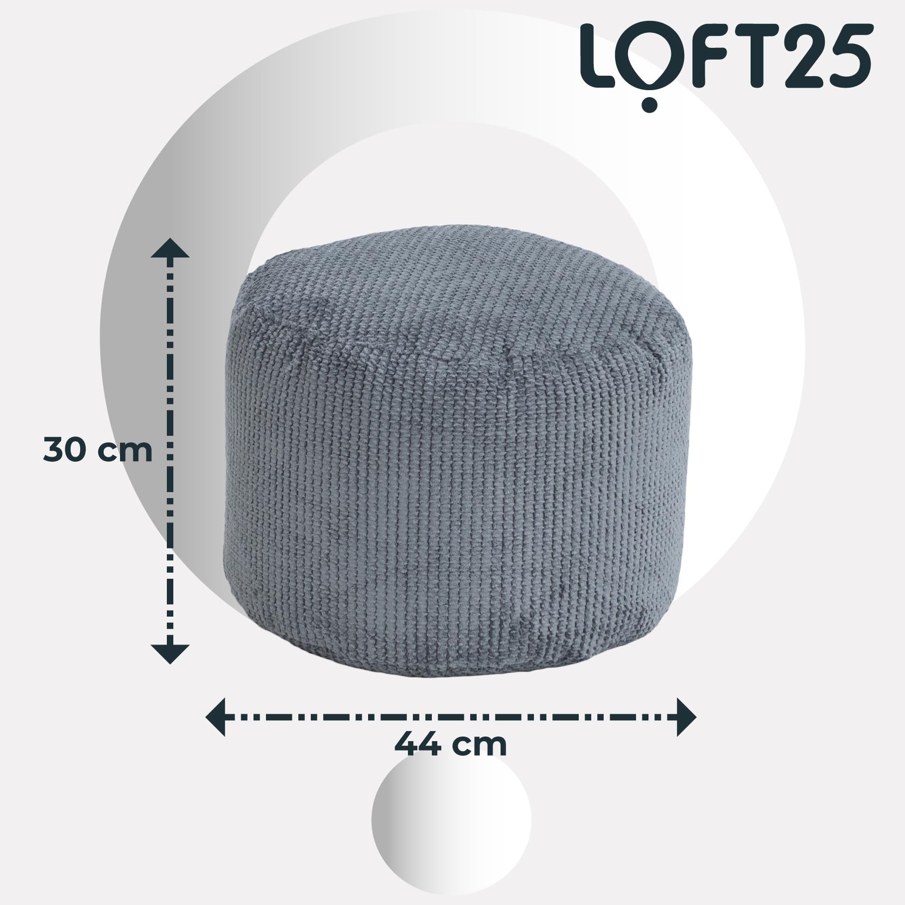 Loft 25 Zitzak Voetenkruk Rond Bubbel | Beensteun Binnen Woonkamer