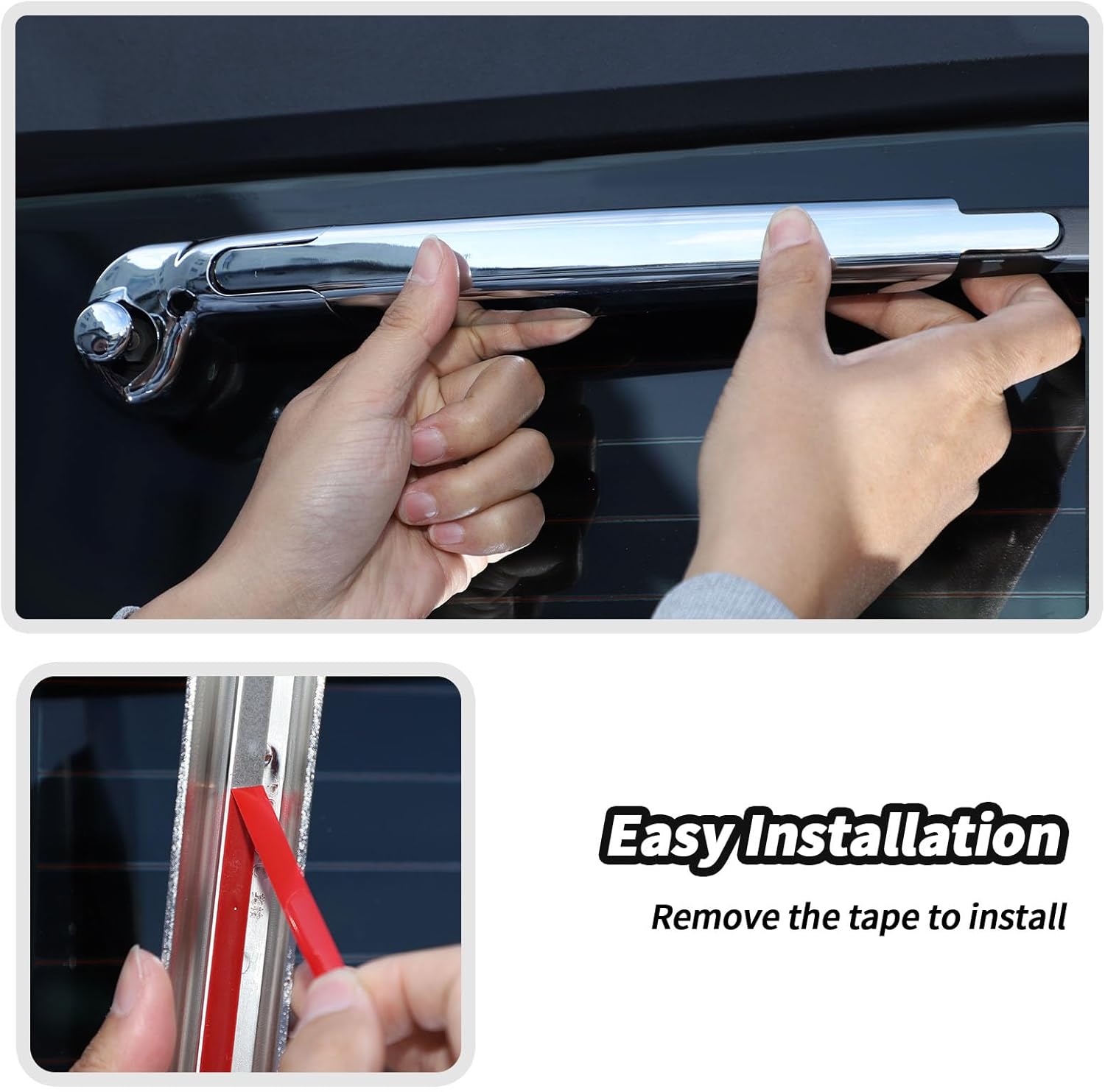 JeCar 10pcs Chrome Hood Vent Covers Windshield Wiper Covers Trim Kit for 2007-2018 Jeep Wrangler JK Exterior Accessories