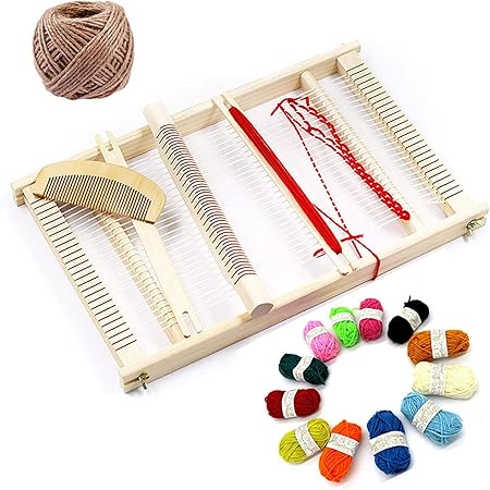 Amazon Co Jp Diy編み機 タペストリー編機 毛糸編み機 織機キット 耐久性のある 手作りdiyカーペット織り タペストリー 手編み機 初心者と子供 編み機 おもちゃ 手芸道具 ホビー