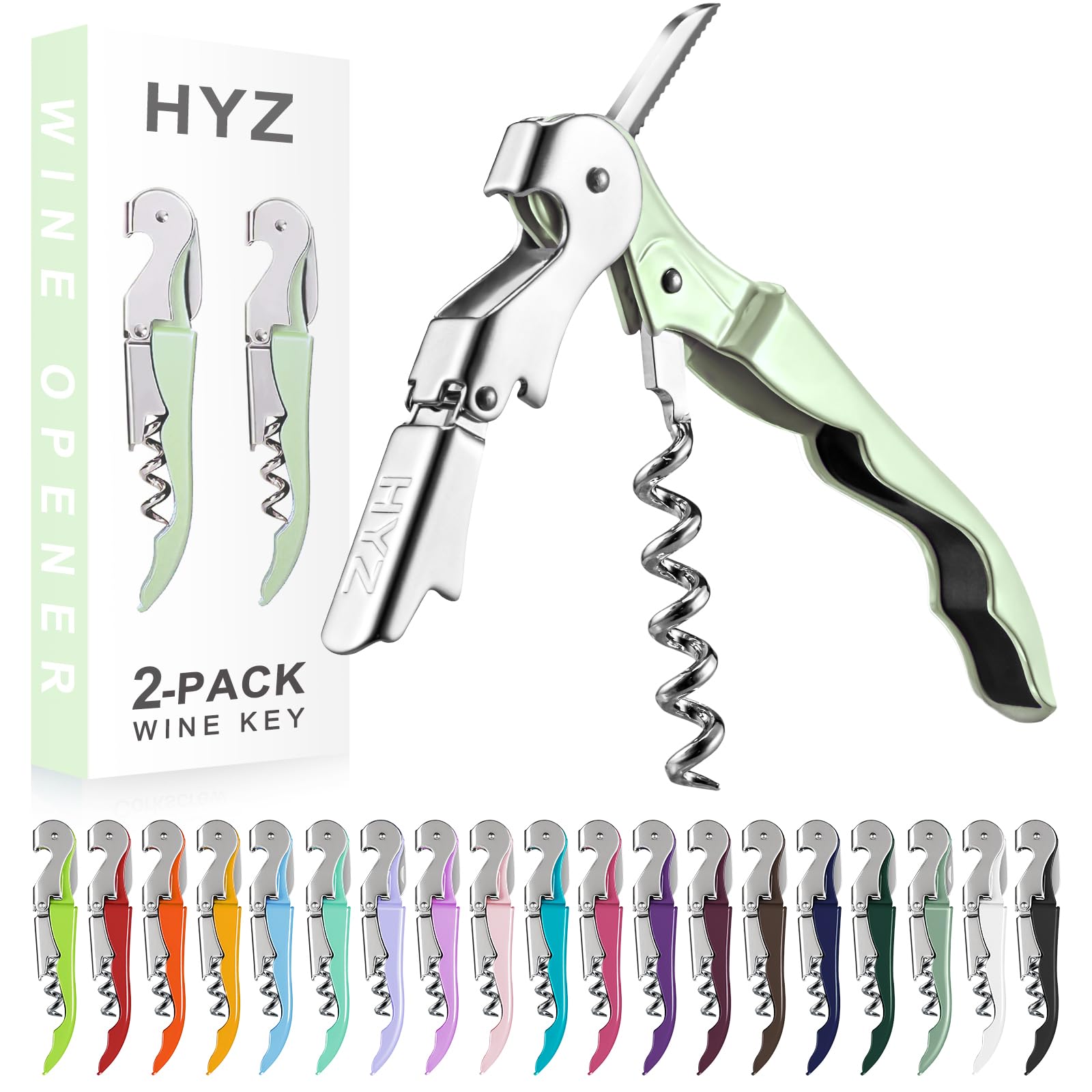 HYZ Wine Opener - Professional Waiter Corkscrew -14