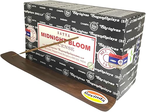 Miniatura 9 de Govinda Paquete de soporte para varillas de incienso con varillas de incienso Satya Bangalore (BNG) - 12 cajas x 0.53 oz