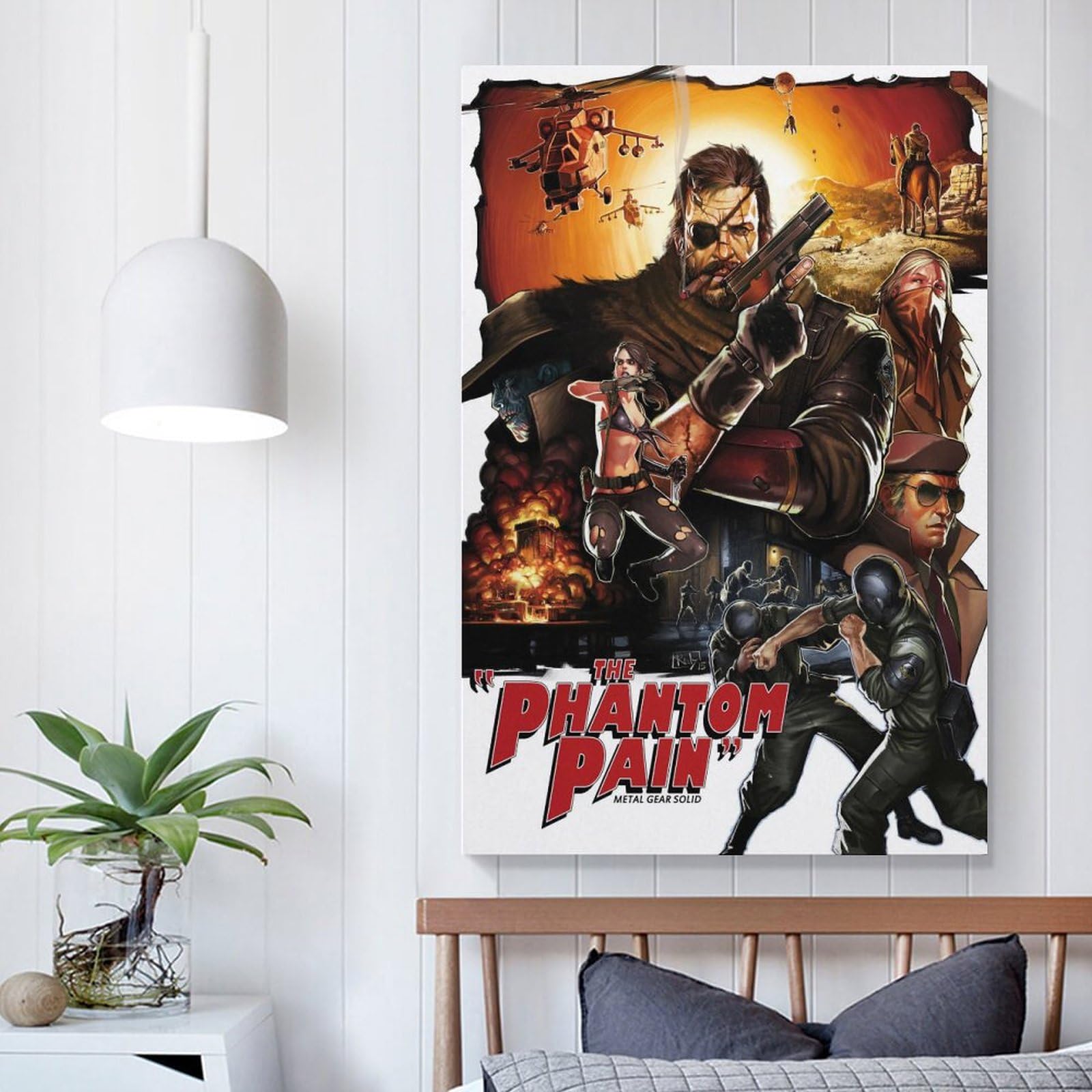 【最安値！】 メタルギアソリッド Ⅴ ファントムペイン B2ポスター Amazon.co.jp: メタルギアソリッドVファントムペインアート