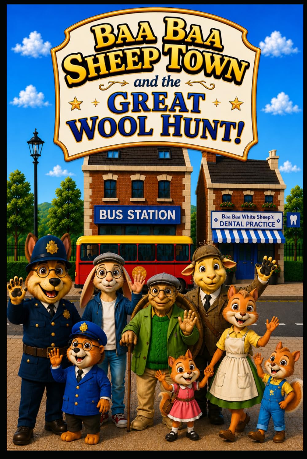 Baa Baa Sheep Town And The Great Wool Hunt (Baa Baa Sheep Town Stories)