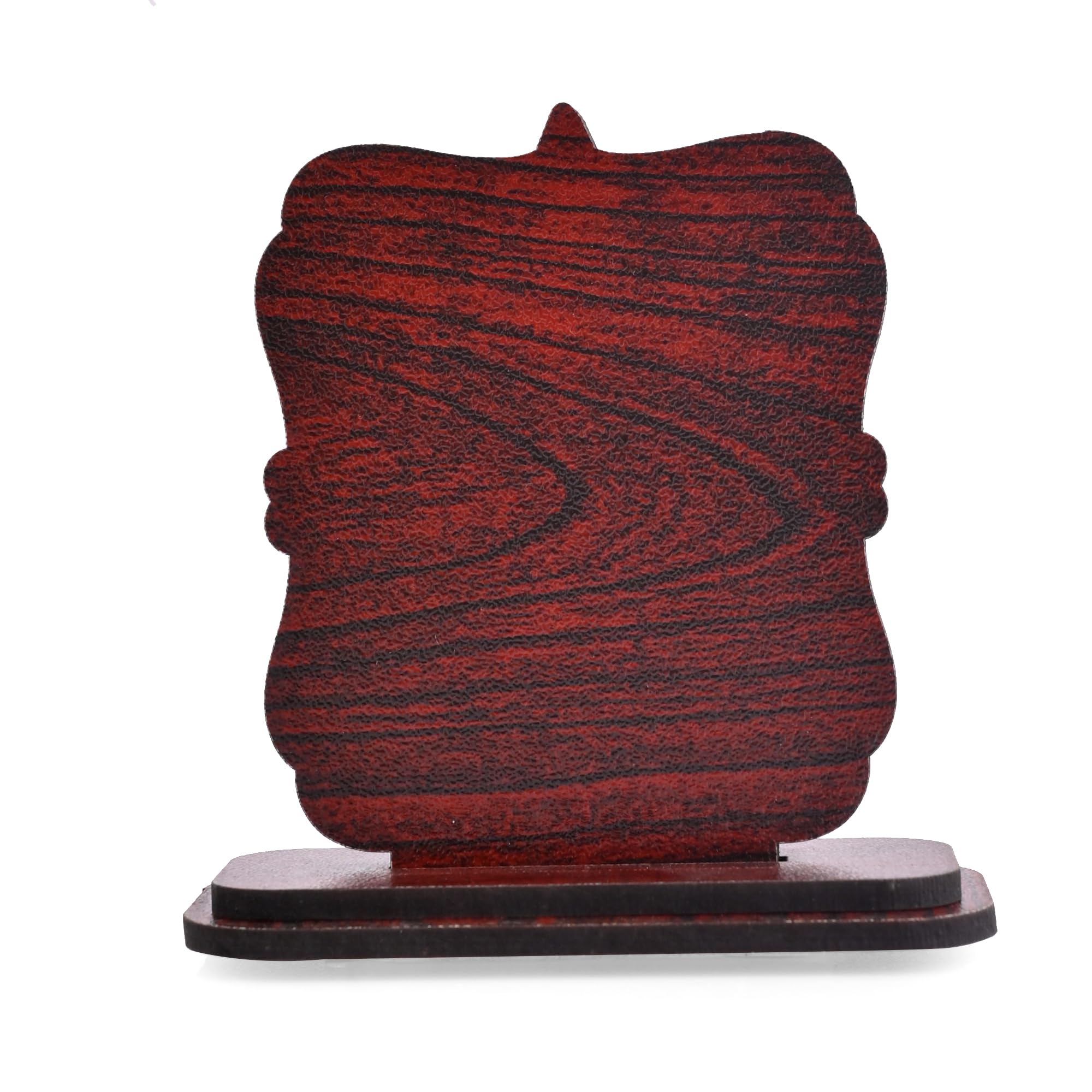 KhwajaDarbar Islamic Car Dashboard Safar Ki Dua Stand, Wooden Arabic Calligraphy Decor, 8.5 x 8 cm 3