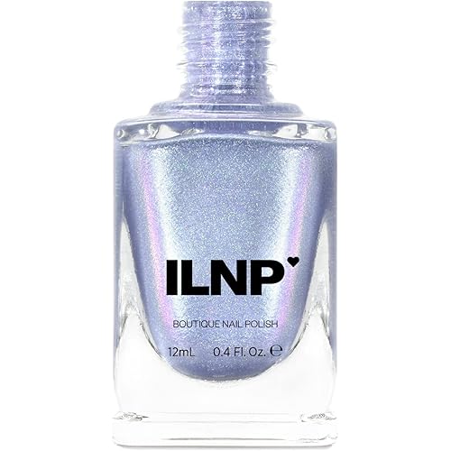 ILNP On Repeat - Icy Blue Holographic Shimmer Nail Polish